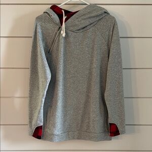 Vanilla Bay Plaid Hoodie